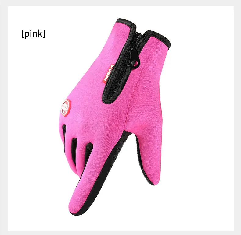 Men's Thermal Gloves - Winter Grip, Anti-Slip & Touchscreen