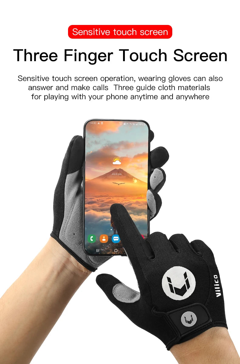 Thermal Gloves for Men - Shockproof, Touchscreen