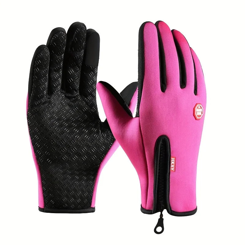 Men's Thermal Gloves - Winter Grip, Anti-Slip & Touchscreen
