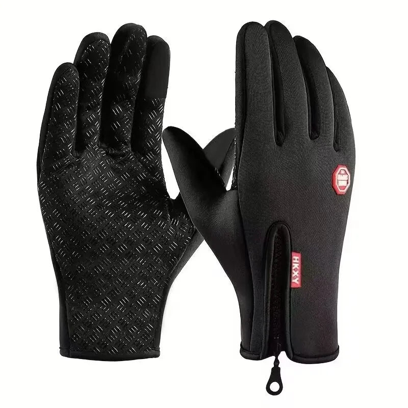 Men's Thermal Gloves - Winter Grip, Anti-Slip & Touchscreen