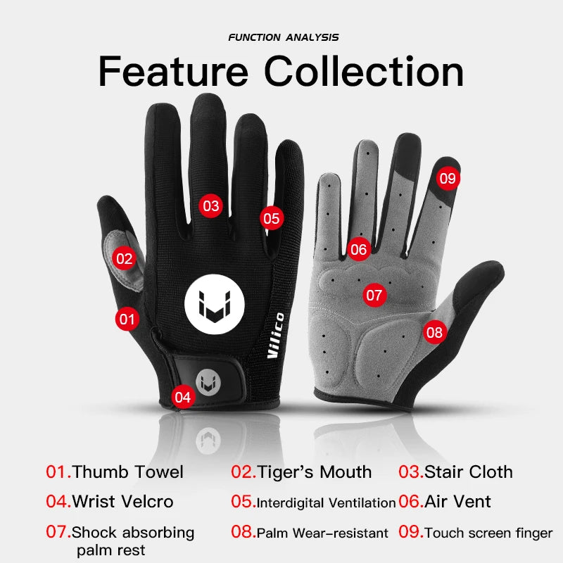 Thermal Gloves for Men - Shockproof, Touchscreen