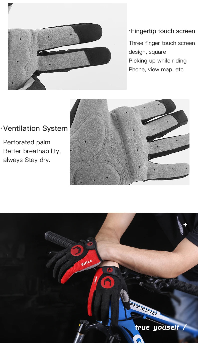 Thermal Gloves for Men - Shockproof, Touchscreen