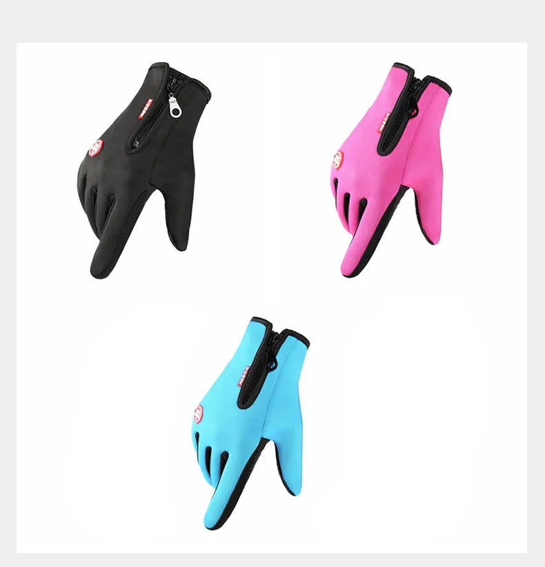 Men's Thermal Gloves - Winter Grip, Anti-Slip & Touchscreen