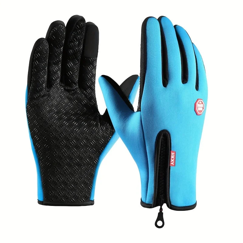 Men's Thermal Gloves - Winter Grip, Anti-Slip & Touchscreen